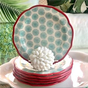 2) Pioneer Woman “Happiness” Salad/Buffet Plates